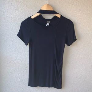 Free People Choker Neck Top